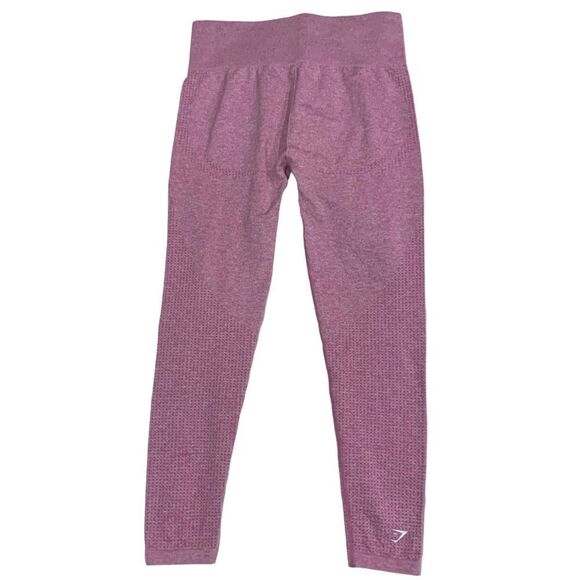 GYMSHARK Vital Seamless Pink Purple Leggings - Picture 5 of 8